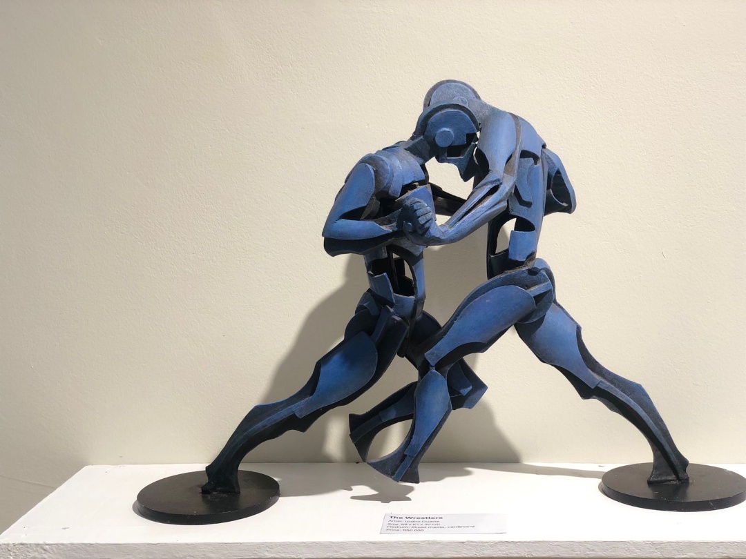 THE WRESTLERS by Izidro Duarte